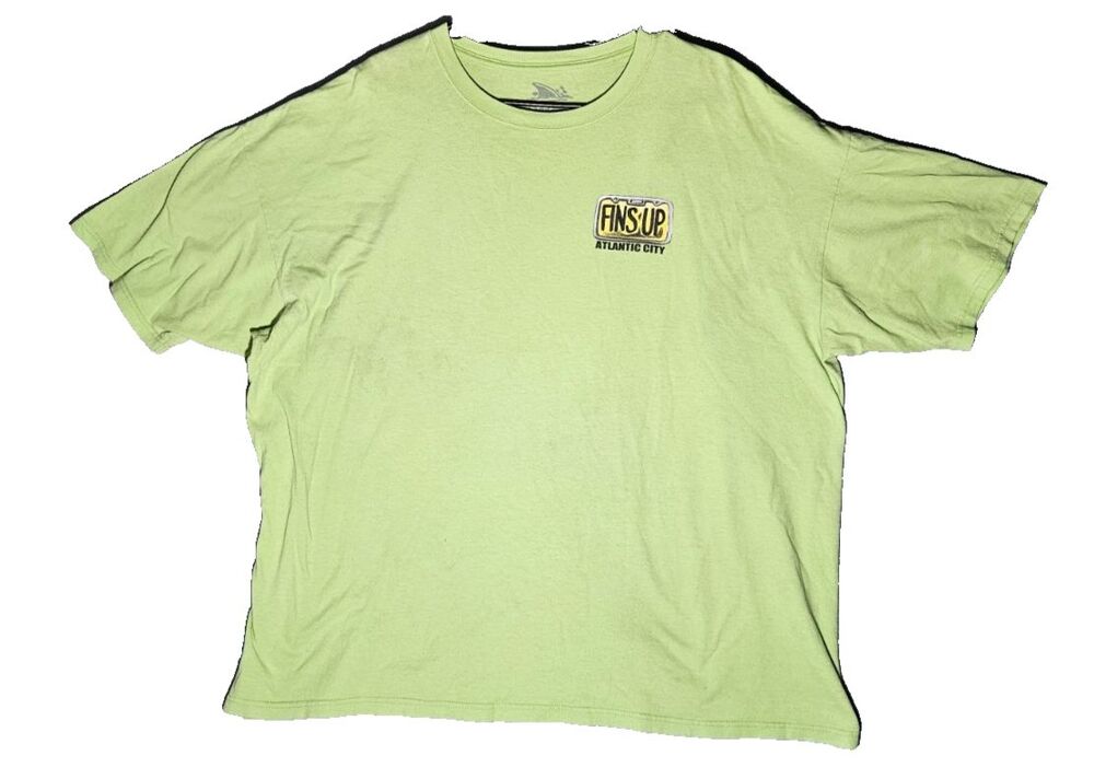 LandShark Fins Up Atlantic City Growing Older But Not Up Shark Graphic T-Shirt